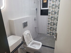 Bathroom in 2 BHK Apartment at Chandak Cornerstone, Worli – for Rent