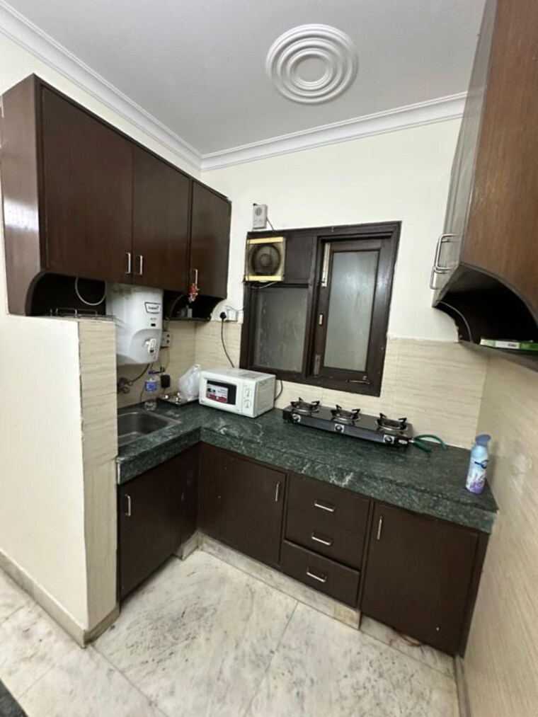 Kitchen, malviya nagar 2 Bedroom 900 Sq.Ft. Builder Floor In Malviya Nagar Delhi 10194310
