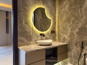 Bathroom in 4 BHK Builder Floor at Greater Kailash I – for Rent