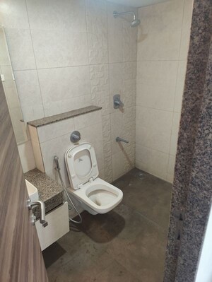 Bathroom in 2 BHK Apartment at K Raheja Reserve, Mohammadwadi – for Rent
