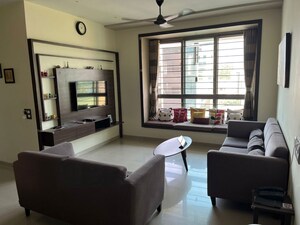 Living Room in 2.5 BHK Apartment at Oberoi Realty Woods, Goregaon East – for Rent