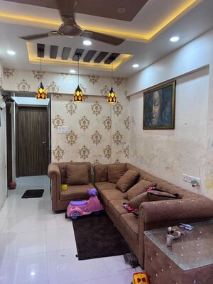 Living Room in 2 BHK Apartment at GK St Kanwarram Palacio, Moshi – for Rent