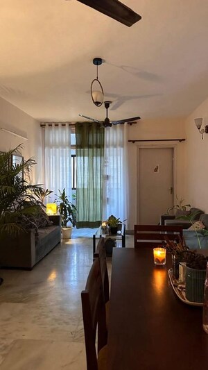 Living Room in 1 BHK Apartment at DLF Cyber Park, Sector 20 – for Rent