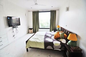 Bedroom in 4 BHK Builder Floor at Gulmohar Park – for Rent