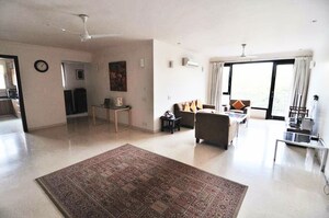 Living Room in 4 BHK Builder Floor at Gulmohar Park – for Rent
