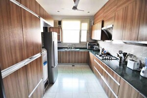 Kitchen in 4 BHK Builder Floor at Gulmohar Park – for Rent