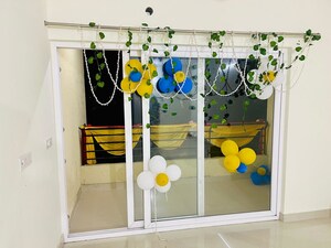 Master Bedroom in 3 BHK Apartment at Pardos Okas Residency, Sushant Golf City – for Rent