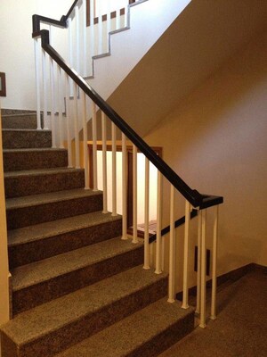 Staircase in 4 BHK Builder Floor at Safdarjung Development Area – for Rent