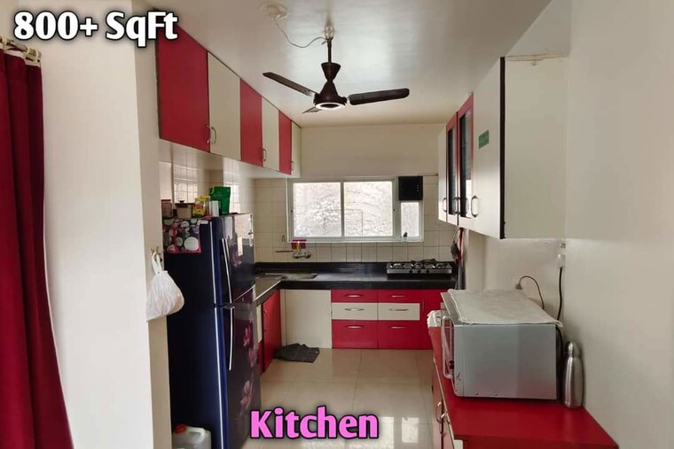 Kitchen, city-tower-apartments 2 Bedroom 1000 Sq.Ft. Apartment In Kondhwa Pune 9530951