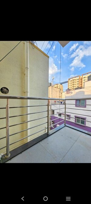 Balcony in 2 BHK Builder Floor at Hsr Layout – for Rent