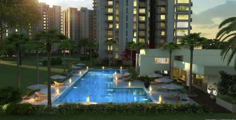 Swimming Pool, silverglades-the-melia 1 Bedroom 805 Sq.Ft. Apartment In Sohna Sector 35 Gurgaon 10194249