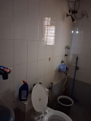 Bathroom in 2 BHK Apartment at Harshail Flamingo Apartments, Malad West – for Rent