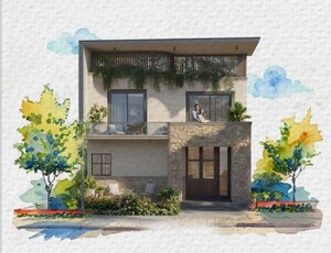 3 BHK Villa – Exterior View View at Lansum Evana, Kandawada - for Sale