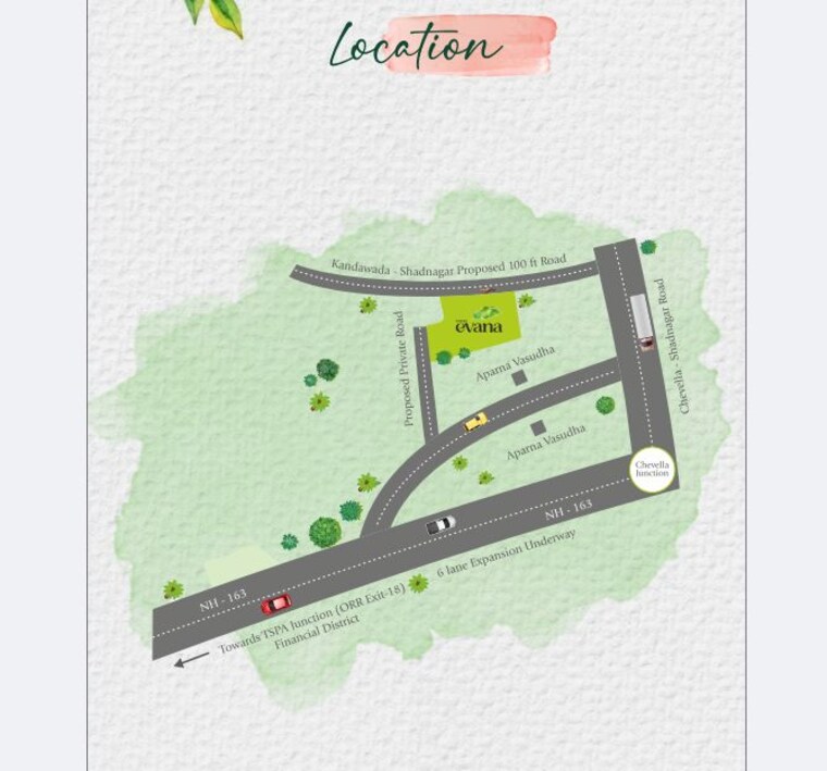 undefined, lansum-evana 3 Bedroom 3515 Sq.Ft. Villa In Kandawada Hyderabad 10194536