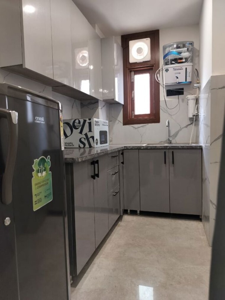 Kitchen, palm-residency-chhatarpur 1 Bedroom 500 Sq.Ft. Builder Floor In Chattarpur Delhi 10194595