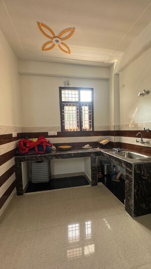 Kitchen in 1 BHK Builder Floor at Palm Residency Chhatarpur, Chattarpur – for Rent