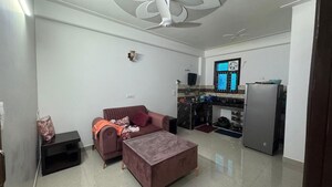 Living Room in 1 BHK Builder Floor at Palm Residency Chhatarpur, Chattarpur – for Rent