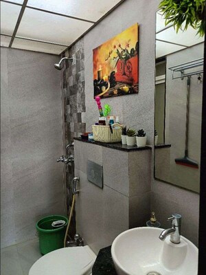 Attached Bathroom in 1 BHK Apartment at JP North Estella, Mira Road – for Sale