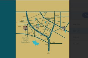 4 BHK Villa – Map Location View at Raghava Sage, Kollur - for Sale