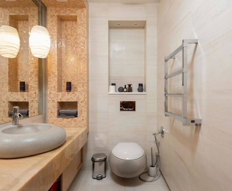 Bathroom, raghava-sage 4 Bedroom 6300 Sq.Ft. Villa In Kollur Hyderabad 10194639