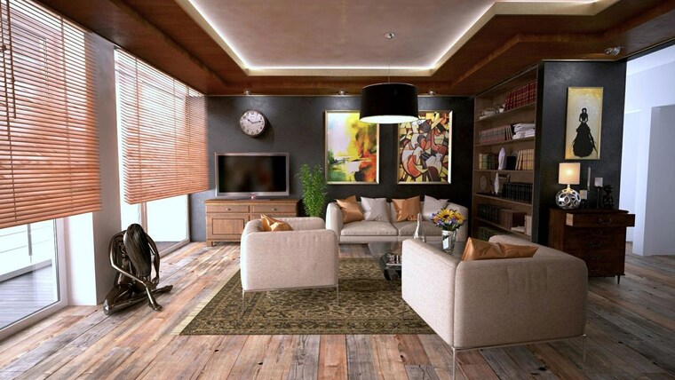 Living Room, raghava-sage 4 Bedroom 6300 Sq.Ft. Villa In Kollur Hyderabad 10194639