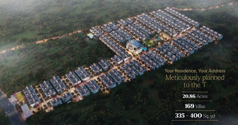 Master Plan, raghava-sage 4 Bedroom 6300 Sq.Ft. Villa In Kollur Hyderabad 10194639