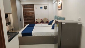 Master Bedroom in Studio Apartment at Okay Plus Solitaire Suites, Ramnagariya – for Rent