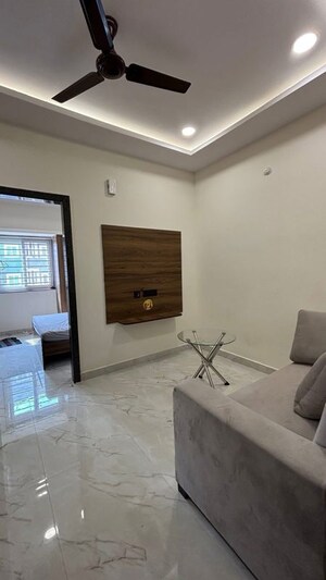 Living Room in 1 BHK Apartment at Sree Nilayam Kondapur, Kondapur – for Rent