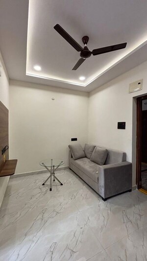 Living Room in 1 BHK Apartment at Sree Nilayam Kondapur, Kondapur – for Rent