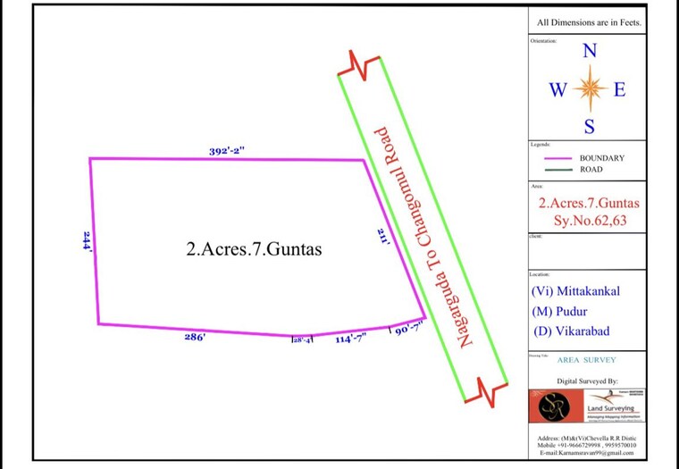 Map Location, ace-arendale  3 Acre Plot In Chevalla Hyderabad 10194894