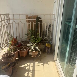 Balcony in 3 BHK Apartment at Mahagun Mirabella Highrise, Sector 79 – for Rent