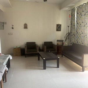 Living Room in 3 BHK Apartment at Mahagun Mirabella Highrise, Sector 79 – for Rent