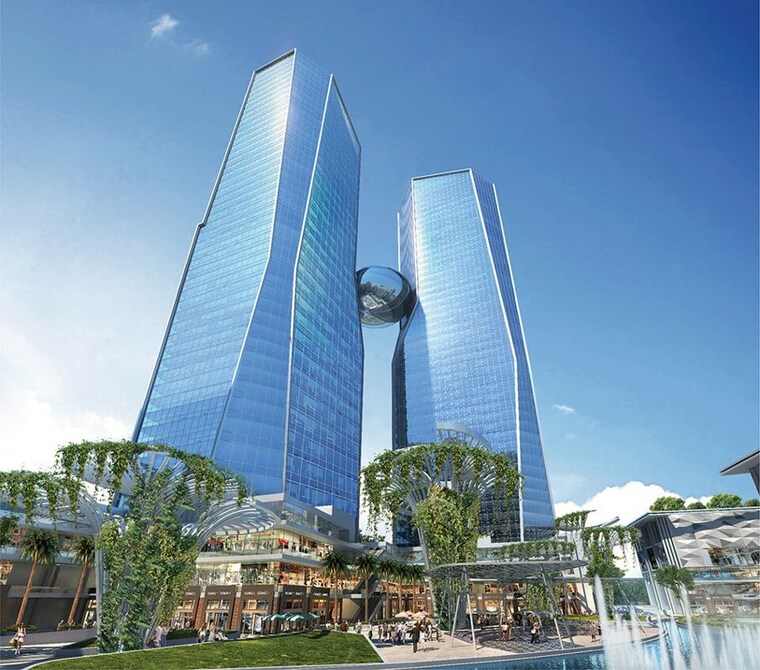 Exterior View, bhutani-cyberthum Commercial Office Space 500 Sq.Ft. In Sector 140a Noida 10194914