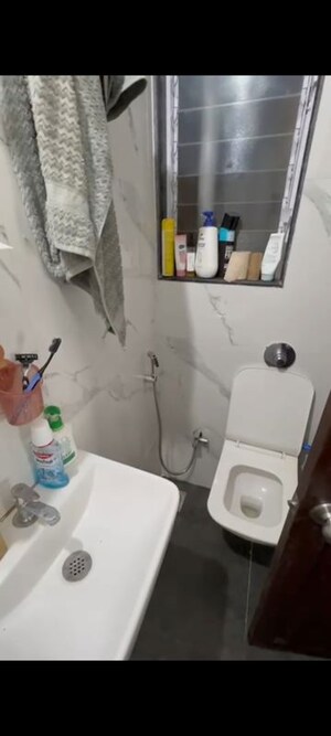 Bathroom in 1 BHK Apartment at Prabhadevi – for Rent