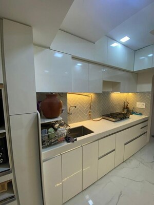 Kitchen in 3 BHK Apartment at Nanavati Mansion, Bhuleshwar – for Rent