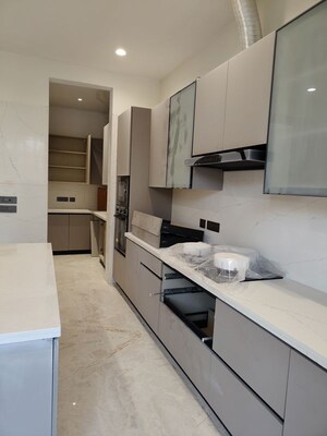 Kitchen in 4 BHK Builder Floor at Defence Colony – for Rent