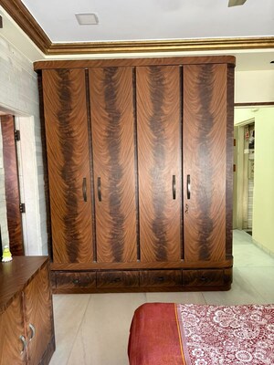 Bedroom in 3 BHK Apartment at Gangotri CHS Khar, Khar West – for Rent