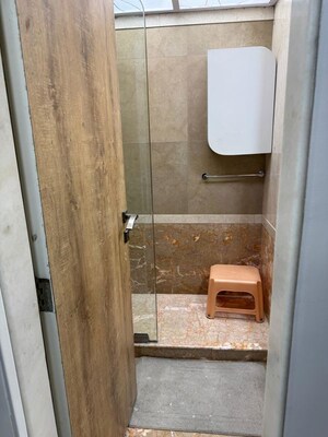 Bathroom in 3 BHK Apartment at Gangotri CHS Khar, Khar West – for Rent