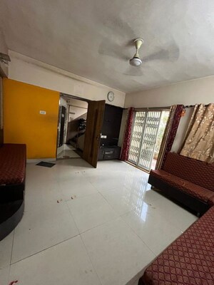 Living Room in 1 BHK Apartment at Ved Bhavan Apartment, Kothrud – for Rent