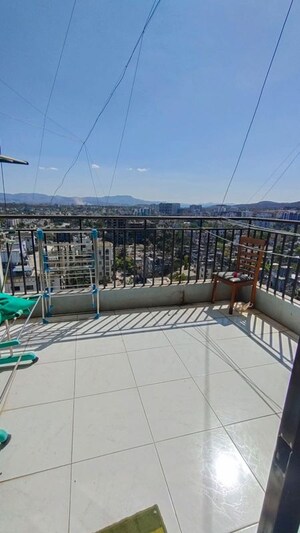 Balcony in 2 BHK Apartment at Rahul Towers, Kothrud – for Rent