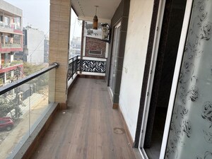 Balcony in 4 BHK Builder Floor at Srishti Greenfield Homes, Green Fields Colony – for Sale