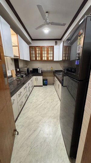 Kitchen in 4 BHK Builder Floor at Chanakyapuri – for Rent