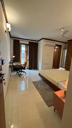 Master Bedroom in 4 BHK Builder Floor at Chanakyapuri – for Rent
