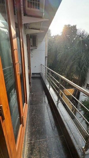 Balcony in 4 BHK Builder Floor at Chanakyapuri – for Rent