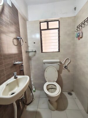 Bathroom in 2 BHK Apartment at Anand Nagar – for Rent