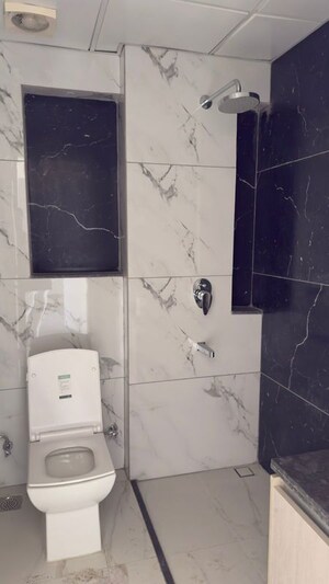 Bathroom in 2.5 BHK Builder Floor at Central Park Cerise Suites, Sohna Sector 33 – for Rent