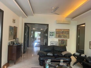 Living Room in 4 BHK Builder Floor at Anand Lok – for Rent