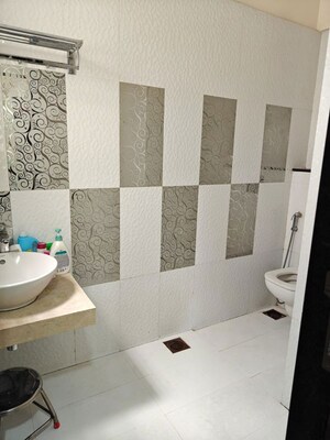 Bathroom in 2 BHK Apartment at Karve Putala, Kothrud – for Rent