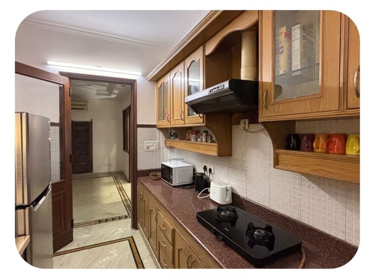 Kitchen, greater kailash 3 Bedroom 1800 Sq.Ft. Apartment In Greater Kailash Delhi 10195277