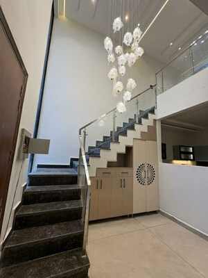 Staircase in 3 BHK Independent House at Sunny Enclave – for Sale